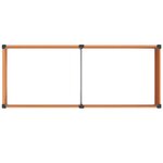 vidaXL Jardinière surélevée Marron 250 x 100 x 54 cm WPC et Aluminium