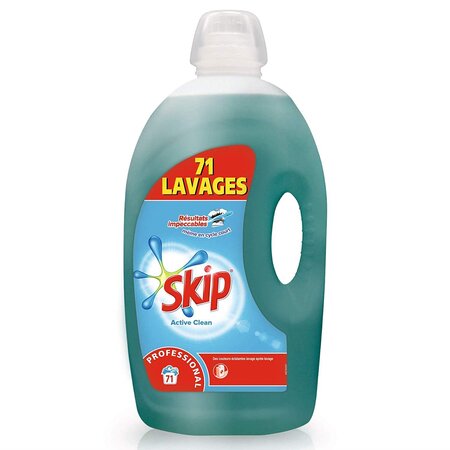 Bidon de 5 Litres Lessive liquide Acive Clean 70 lavages SKIP