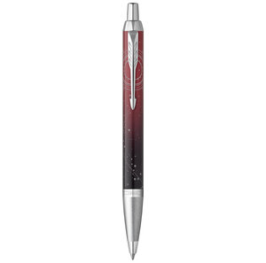 PARKER IM Premium Portal  Stylo bille  Dégradé de rouge  recharge bleue pointe moyenne  Coffret cadeau