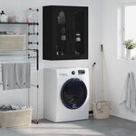 vidaXL Armoire murale noir 69 5x34x90 cm