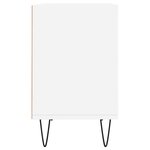 vidaXL Meuble TV blanc 69 5 x 30 x 50 cm bois d'ingénierie