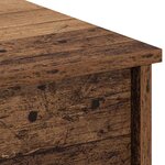 vidaXL Table basse Bois ancien 102 x 50 x 52.5 cm Bois d'ingénierie