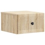 vidaXL Cabinet de chevet mural Chêne Sonoma 33 x 34 5 x 20 cm