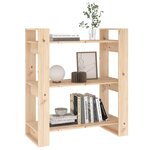 vidaXL Bibliothèque/Séparateur de pièce 80x35x91 cm Pin massif