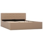 vidaXL Cadre de lit à rangement hydraulique sans matelas 140x200 cm