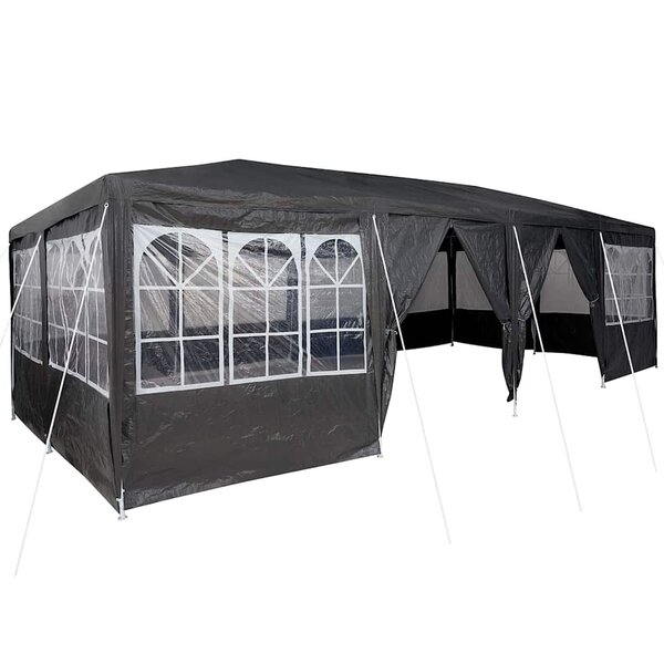 vidaXL Tente de fête Anthracite  Blanc 800 x 400 x 266 cm
