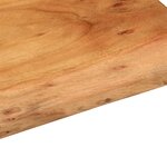 vidaXL Étagères murales 2 Pièces 30x20x3 5 cm bois massif d'acacia