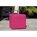 Pouf tabouret extérieur cub 43 cm