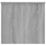 vidaXL Table basse sonoma gris 102x55 5x52 5 cm bois d'ingénierie