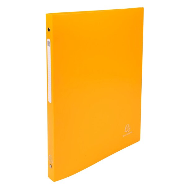 Classeur 4 Anneaux 15mm Polypropylène Opak - A4 - Jaune - Exacompta