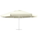 vidaXL Tissu de remplacement pour parasol d'extérieur Sable 610 cm