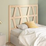 vidaXL Tête de lit 81x4x100 cm Bois massif de pin