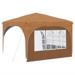 vidaXL Tente de fête pop-up 290 x 290 x 245 cm Beige