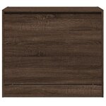 vidaXL Armoire à chaussures chêne marron 80x42x69 cm bois ingénierie
