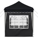 vidaXL Tente de fête pop-up 195 x 195 x 245 cm Anthracite Tissu Oxford