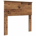 vidaXL Tête de lit Bois Ancien 90 cm Bois d'ingénierie
