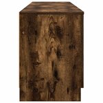 vidaXL Armoire de rangement pour lit mezzanine 2 pc Chêne fumé