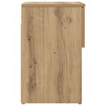 vidaXL Armoire de lit Chêne artisanal 29 x 31 5 x 49 cm