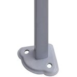 vidaXL Tente de réception pliable professionnelle 3x3 m Acier Blanc