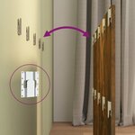 vidaXL Tête de lit avec armoires Chêne fumé Bois d'ingénierie