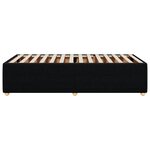 vidaXL Cadre de lit Noir 80x200 cm Tissu