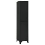 vidaXL Armoire à casiers Noir 38x40x180 cm Acier