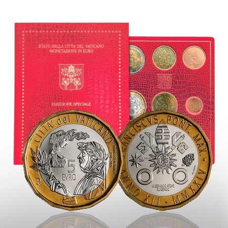 Coffret série euro BU Vatican 2024 (Francesco Petrarca)