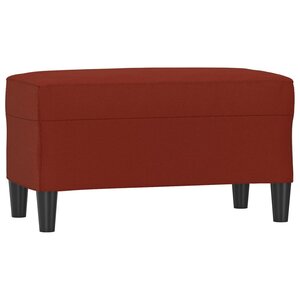 Banc banquette rouge bordeau x 70 x 35 x 41 cm synthétique 02_0010556