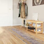 vidaXL Coureur de Tapis MARSA Gris 50 x 300 cm Polyester et PVC