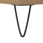 vidaXL Armoire de lavabo de salle de bain chêne artisanal 65x33x60 cm