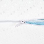 vidaXL Coussin de sommeil Uni Blanc 70 x 36 x 13 cm