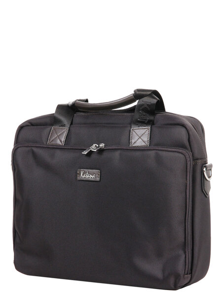 Sac ordinateur Soft - KATANA - 14 pouces - 1 soufflet - L38.0 x H31.0 x P7.0 cm - 6766-Chocolat