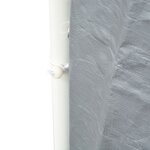 vidaXL Tente de réception PE 6 x 12 m Gris