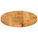 vidaXL Dessus de table 110x40x2 5 cm ovale bois massif de manguier