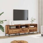 vidaXL Meuble TV vieux bois 150x30x44 5 cm bois d'ingénierie
