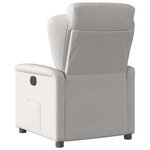 vidaXL Fauteuil inclinable gris nuage tissu