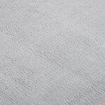 vidaXL Tapis shaggy doux lavable 80x150 cm Antidérapant Gris