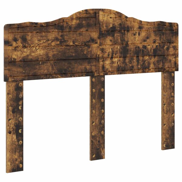 vidaXL Tête de lit Chêne fumé 120 cm Bois d'ingénierie