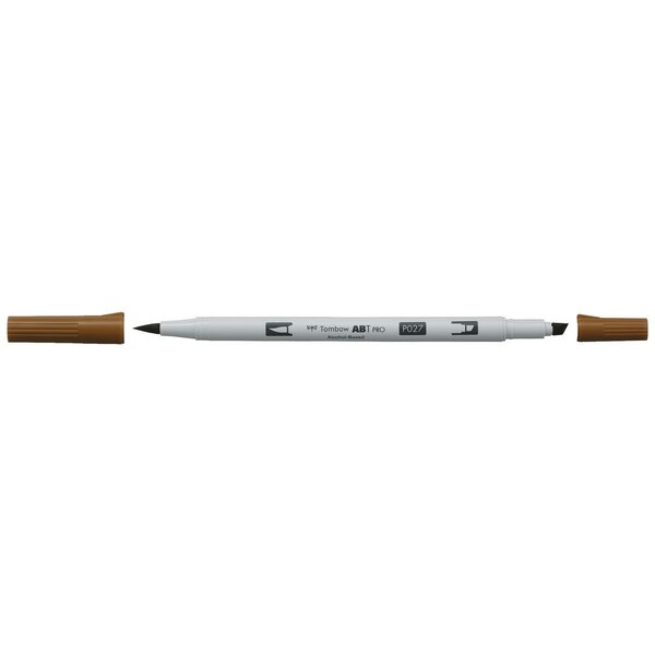 Marqueur Base Alcool Double Pointe ABT PRO 027 ocre sombre x 6 TOMBOW