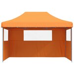 vidaXL Tente de fête Orange 279 x 410 x 315 cm Tissu Oxford