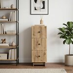 vidaXL Armoire à tiroirs 33 x 34 5 x 90 cm Bois d'ingénierie