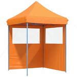 vidaXL Tente de fête 200 x 200 x 306 cm Orange Tissu Oxford