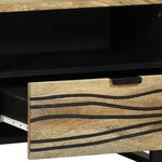 vidaXL Armoire de rangement pour médias Marron 80 x 33.5 x 46 cm