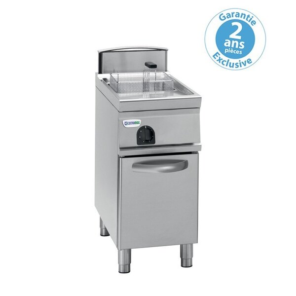 Friteuse sur coffre electrique - 13 litres - commandes mécaniques - tecnoinox -  - acier inoxydable13 400x900x900mm