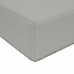 vidaXL Coussin de canapé d'extérieur 3 Pièces Gris Polyester