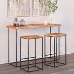vidaXL Dessus de table 140x40x2 5 cm rectangulaire bois massif acacia