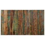 vidaXL Tête de lit multicolore 140 cm bois massif récupération