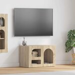 vidaXL Meuble TV Chêne Sonoma 60 x 35 x 40 cm Bois d'ingénierie