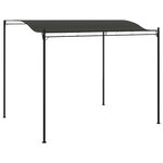 vidaXL Auvent de parasol 3 x 2 4 m Anthracite