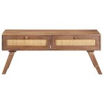 vidaXL Table basse 100x60x40 cm Bois de manguier massif